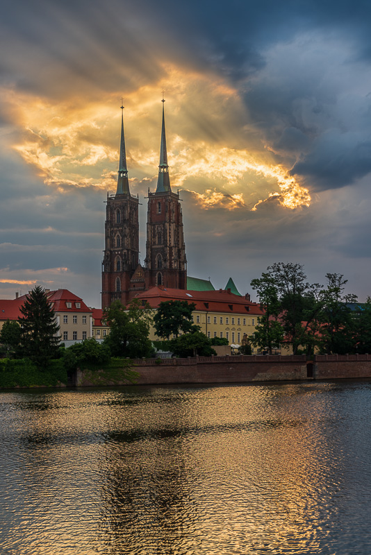 fotografia krajobrazowa wrocław Ostrów Tumski