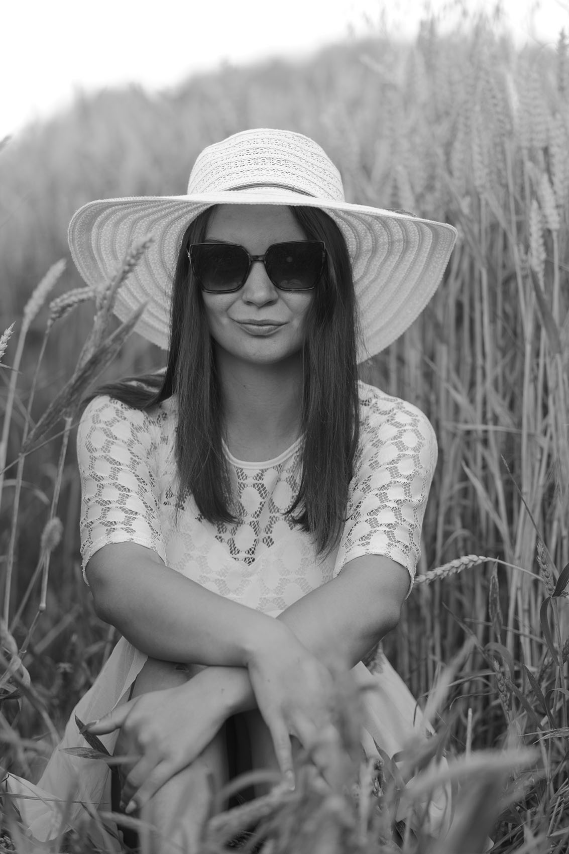 portret w polu