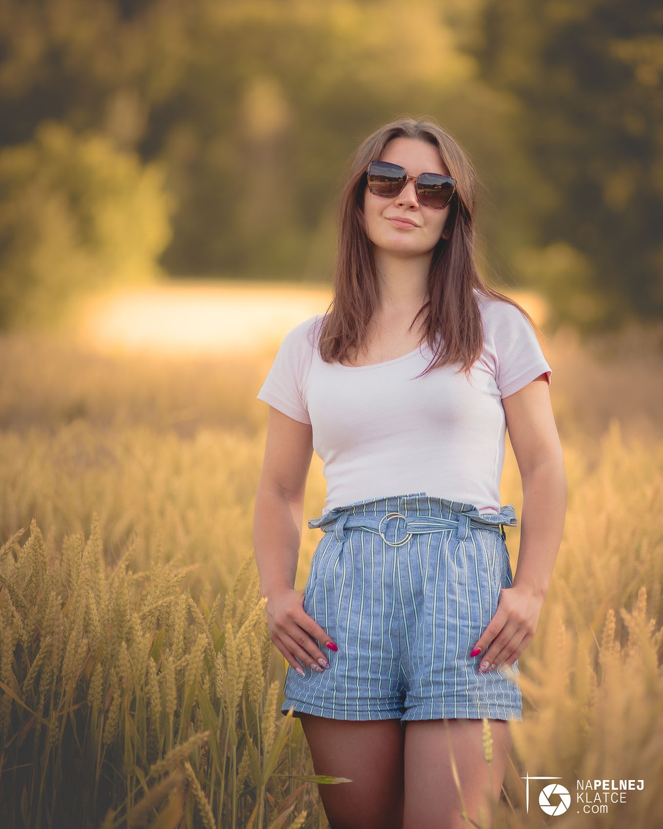 Portret w zbożu