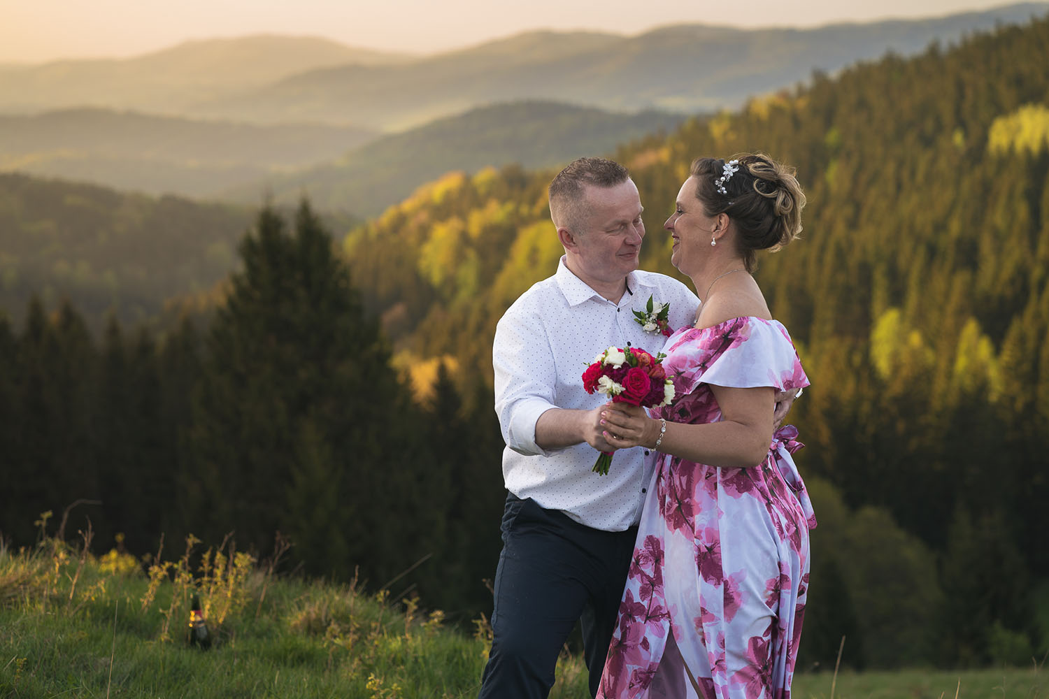 sesja w górach