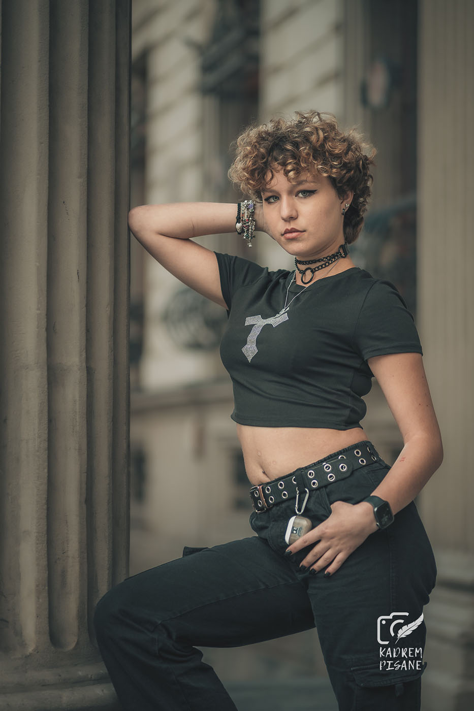 outfit rockowy na sesję fotograficzną
